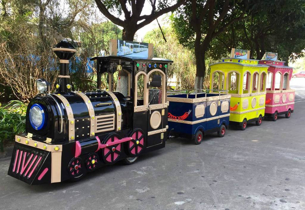 莆田景区广商场无轨观光小火车电动儿童游乐设备小火车可坐人户外玩具